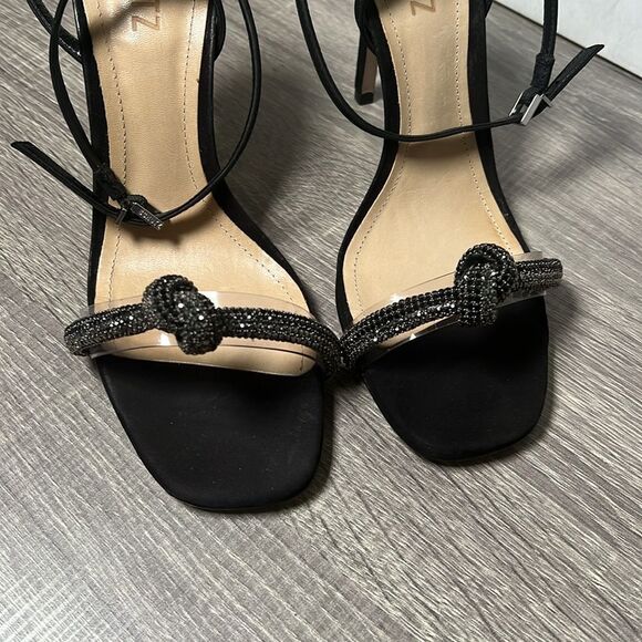 Schutz PEAKY NUBUCK & VINYL SANDAL Shoes - Picture 3 of 6